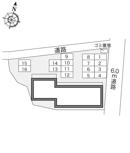 ★手数料０円★豊川市御油町　月極駐車場（LP）